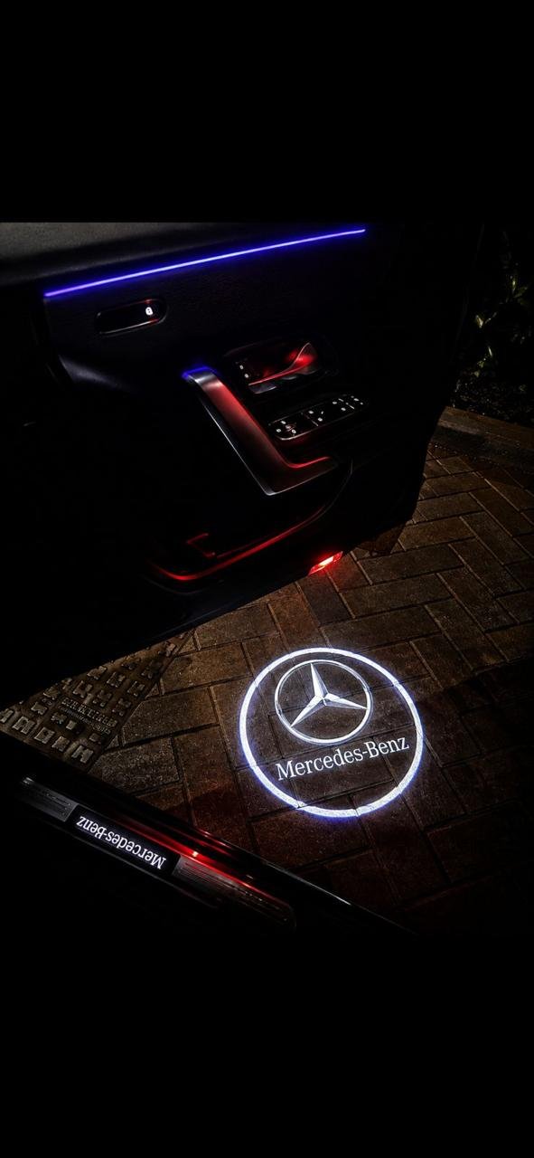 Mercedes-Benz Door Logo Light 🚘✨